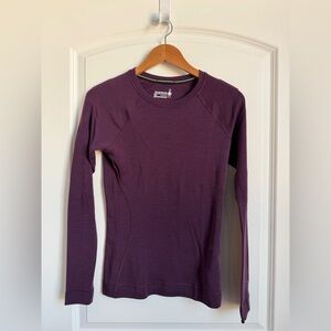 NWOT Smartwool Purple Women’s Thermal Base Layer Top